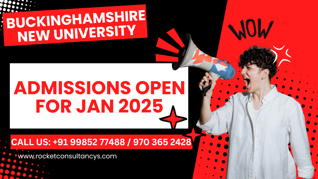 Admissions Open for January 2025 at Buckinghamshire New University